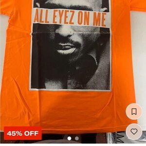 Orange Graphic T-Shirt
